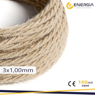 TRECCIA SETA 3X1MM JUTA TRECCIA SETA 3X1MM JUTA