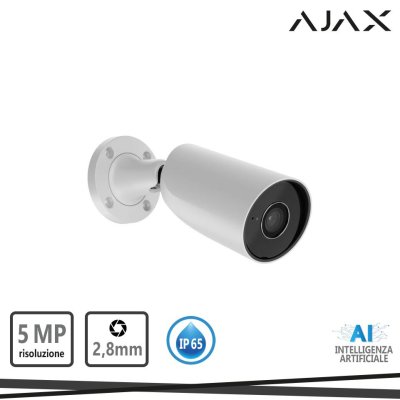 BULLET IP POE 5MP 2,8MM MIC. IA IP65 IR35 SLOT MICROSD