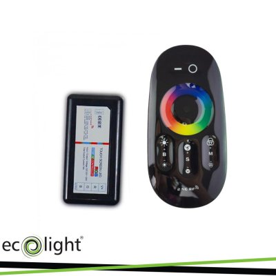 CONTROLLER RGB TOUCHSCREEN 18A 216W RF NERO