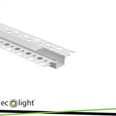 PROFILO BIANCO DA INCASSO GP02+ PARALUME SATINATO 2MT