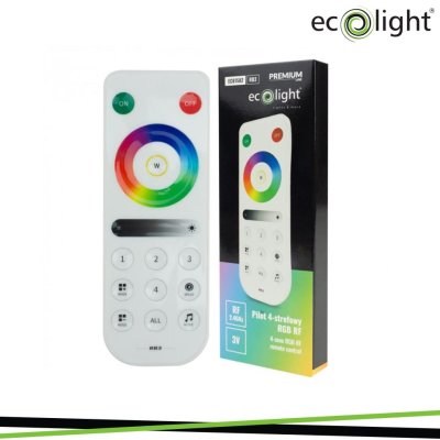 TELECOMANDO RF RGB A 4 ZONE PEER CONTROLLER LED IC DIGITALE