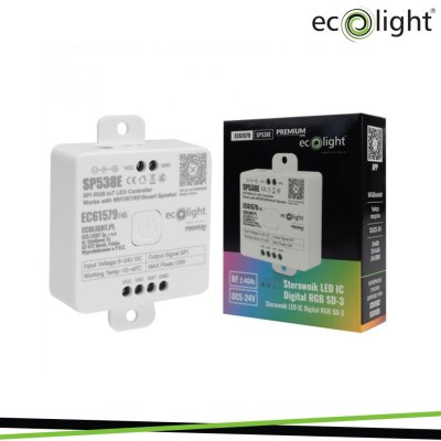 DRIVER LED IC RGB DIGITALE SD-3 WIFI E BLUETOOTH/RF 12A 12V