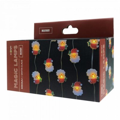 LUCI MAGICHE 50 LED 3000K BABBO NATALE DC5V 5MT