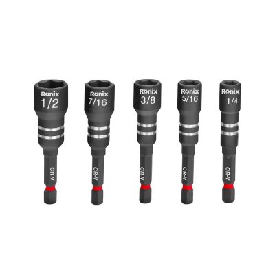SET DI BUSSOLE CON GAMBO ESAGONALE 5 PEZZI CR-V