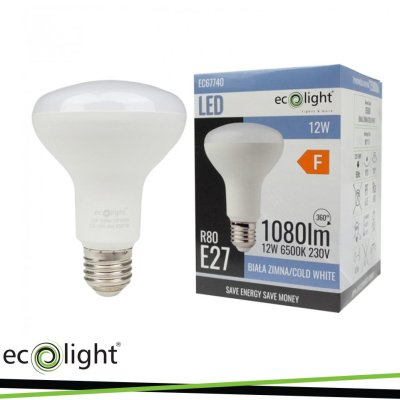 LAMPADINA R80 E27 12W 6500K 1080LM