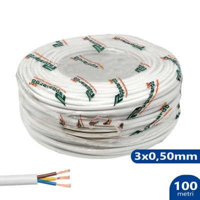 CAVO BIANCO H03VV 3X0,5MM CAVO BIANCO H03VV 3X0,5MM