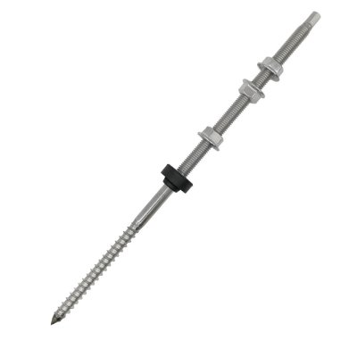 VITE DOPPIO FILETTO PRE-ASSEMBLATA M10X300 ACCIAIO INOX