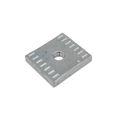 PIASTRINA M8 IN ACCIAIO PER    MORSETTI SEMPLICI