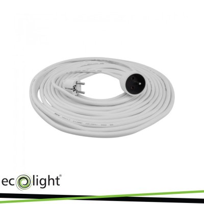 PROLUNGA 1 PRESA 10M 3X1,5MM  BIANCO