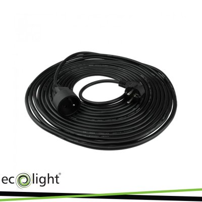 PROLUNGA 1 PRESA 10M 3X1,5MM  NERO