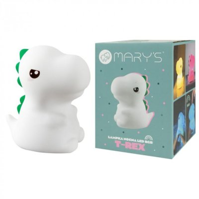 LUCE NOTTURNA A LED "T-REX" 3000+RGB 1W USB CHARGE