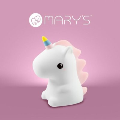 LAMPADA DA NOTTE A LED "UNICORNO" 3000+RGB 1W USB CHARGE