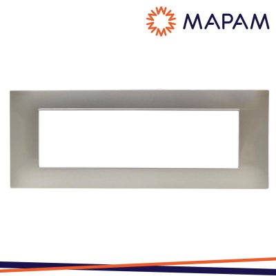 PLACCA TECNOPOL. T2 M6007-04 GRIGIO CHIARO