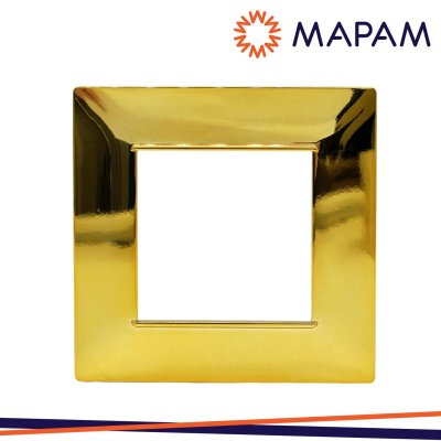 PLACCA TECNOPOLIMERO T2 M6002-05 ORO LUCIDO