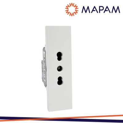 PRESA BIVALENTE 10/16A ZEN BIANCO