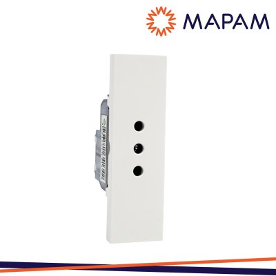PRESA 10A ZEN BIANCO