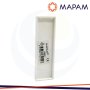 PLACCA DUE ELEMENTI TECNOPOLIMERO ZEN BIANCO - CONFEZIONE DA 2PZ