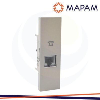 PRESA RJ11 TELEFONO ZEN SABBIA