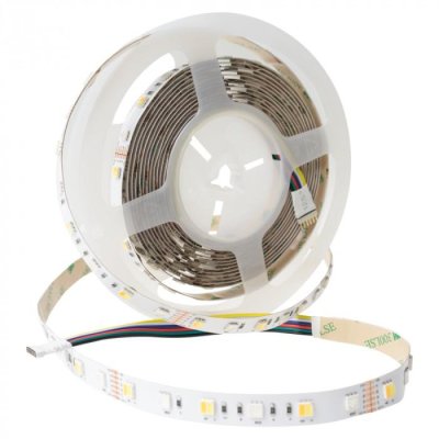 STRISCIA LED 300 14,4W/M RGB+CCT 12V IP20 5MT