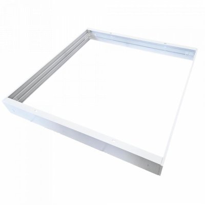 CORNICE PER PANNELLO LED 600X600X70MM H N/T ALU BIANCO
