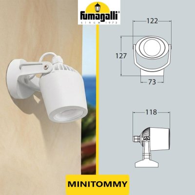 MINITOMMY BIANCO SATIN LED GU10 2,9W CCT SET MINITOMMY BIANCO SATIN LED GU10 2,9W CCT SET