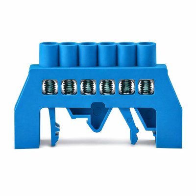 CONNETTORE NEUTRO 6M BLU