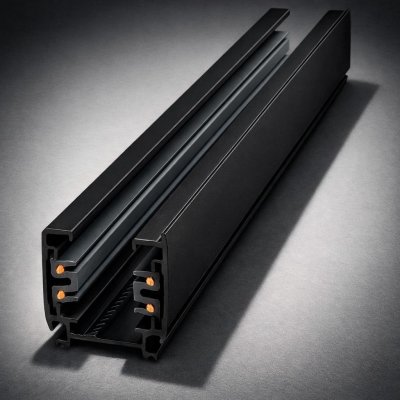 TRACK UNIVERSALE 4 LINEE 1M NERO