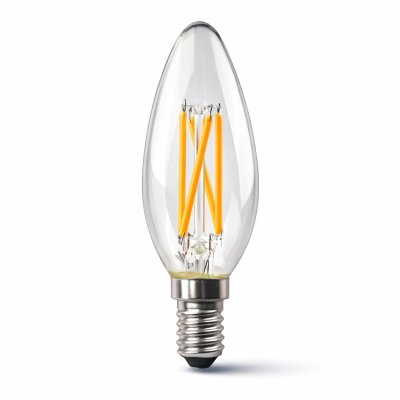 LED BULB C37 CROSSED FILAMENT  6.5W 806LM E14 4000K 220-240V