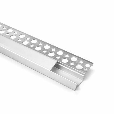 PROFILO DA INCASSO GP1S, 1 ANTA ANODIZZATO + COVER OPAL 2MT