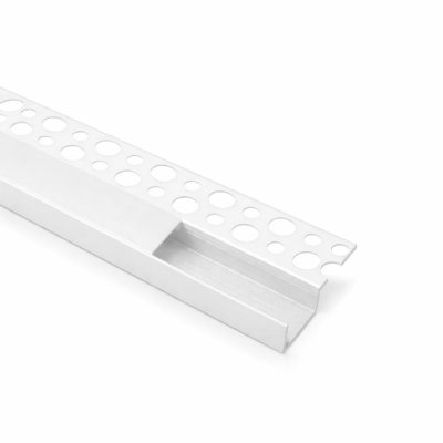 PROFILO DA INCASSO GP1S, 1 ANTA BIANCO + COVER OPALE 2MT