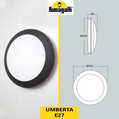 UMBERTA NERO OPALE E27 UMBERTA NERO OPALE E27
