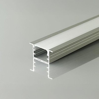 MOUNTING KIT WITH DIFFUSER FOR LED STRIP RECESSED 2000*15*10