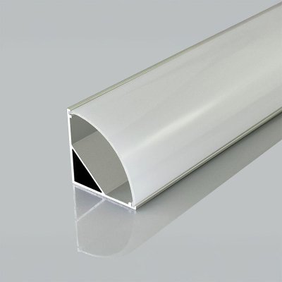 MOUNTING KIT WITH DIFFUSER FOR LED STRIP CORNER 2000*30*30MM