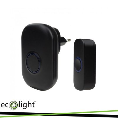 CAMPANELLO CON SPINA WIRELESS  BIM-01 NERO