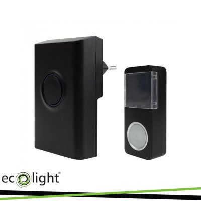 CAMPANELLO CON SPINA WIRELESS  BIM-02 NERO