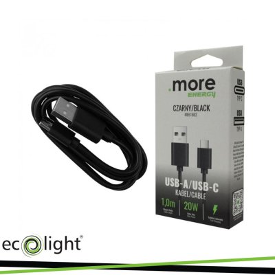CAVO USB-A/USB-C NERO 1MT