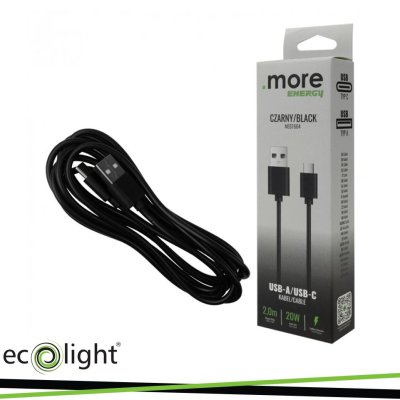 CAVO USB-A/USB-C NERO 2MT