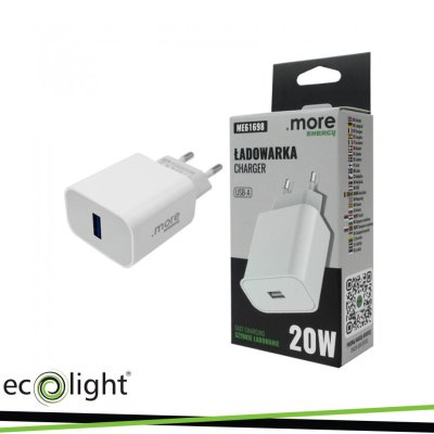 CARICABATTERIE USB DA 20W     BIANCO