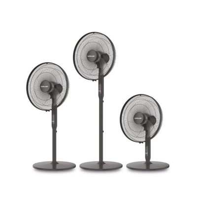 VENTILATORE NERO 25W 3IN1 CON MOTORE DC E TELEOCMANDO D45