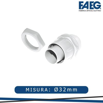 RACCORDO GUAINA/SCATOLA PER TUBI DIAM. 32 IP62