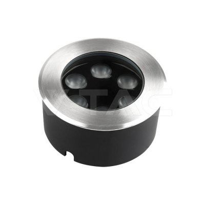 6W LED UNDERGROUND LIGHT COLORCODE: 4000K SILVER BODY IP67