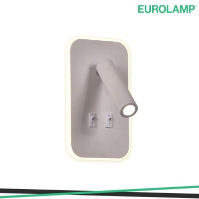 LAMPADA DA PARETE 11W+3W 3000K BIANCO LAMPADA DA PARETE 11W+3W 3000K BIANCO