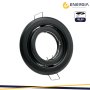 FARETTO INCASSO GU10 NERO OPACO ORIENTABILE FORO DA 80-90MM