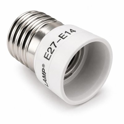 ADATTATORE PORTALAMPADA DA E27 A E14
