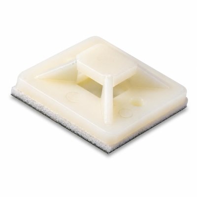 SUPPORTI PER FASCETTE AUTOADESIVE 30X30 CONF.100PZ