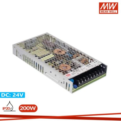 ALIMENTATORE MEANWELL 24V 200W IP20 ULTRASOTTILE