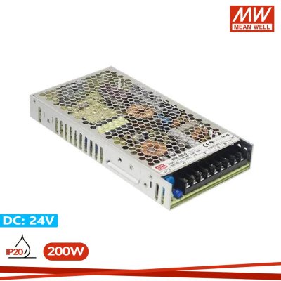 ALIMENTATORE MEANWELL 24V 200W IP20 ULTRASOTTILE