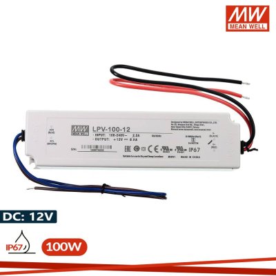 ALIMENTATORE MEANWELL 100W 12V IP67