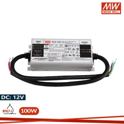 ALIMENTATORE MEANWELL 100W 12V IP67 SERIE XLG