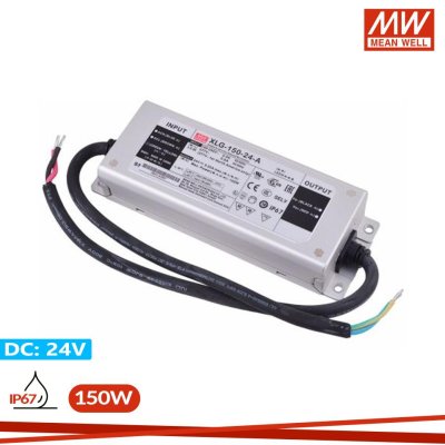 ALIMENTATORE MEANWELL 150W 24V IP67 SERIE XLG